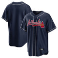 A.Braves ## Braves Blank Player Navy Home Game Ddoa Stitched Jerseys