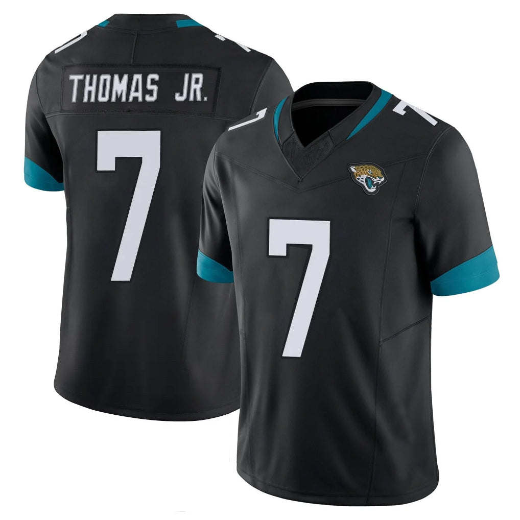 J.Jaguars #7 Brian Thomas Jr. Player Black Vapor F.U.S.E. Limited Home Game Ddoa Stitched Jerseys