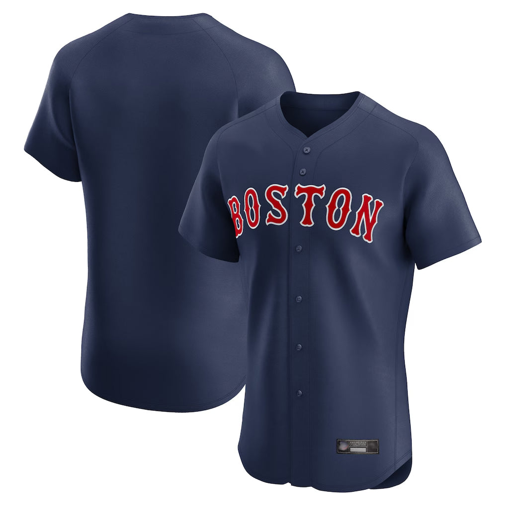 B.Red Sox ## Red Sox Blank Player Navy Limited Elite Home Game Ddoa Stitched Jerseys
