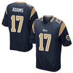 LA.Rams #17 Davante Adams Player Navy Home Game Ddoa Stitched Jerseys
