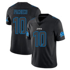 D.Lions #10 Isiah Pacheco Player Black Impact Limited Home Game Ddoa Stitched Jerseys