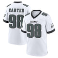 P.Eagles #98 Jalen Carter Player White Game Home Ddoa Stitched Jerseys