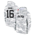 NY.Jets #16 Kenyon Sadiq Player Arctic Camo Salute to Service Pullover Hoodies Limited Game Ddoa Stitched Jerseys