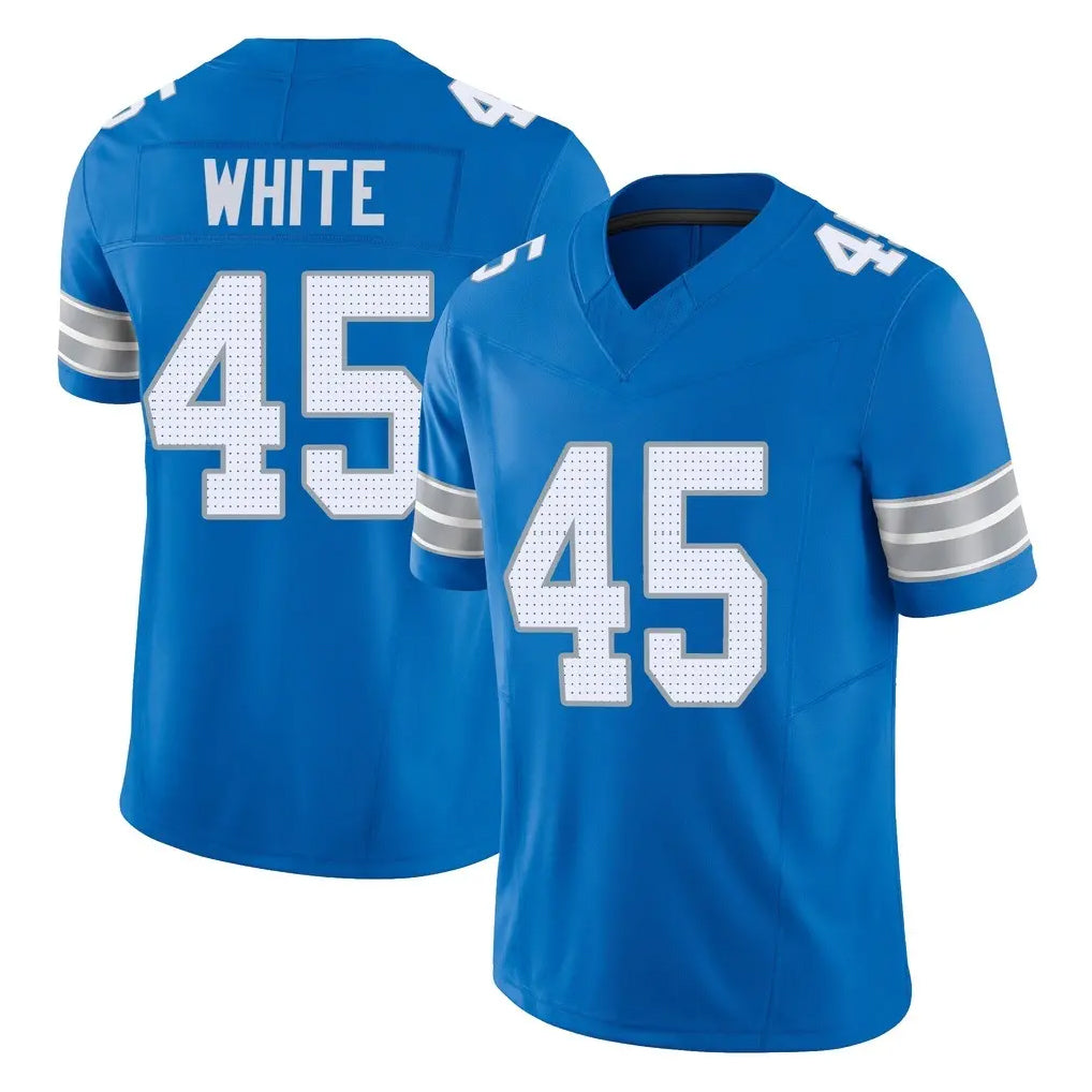 D.Lions #45 Devin White Player Blue Limited Vapor F.U.S.E. Alternate Home Game Ddoa Stitched Jerseys