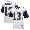 LA.Rams #13 Kurt Warner Player White Retired Limited Ddoa Stitched Jerseys