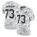 M.Dolphins #73 Austin Jackson Player Arctic Camo Salute To Service Limited Game Ddoa Stitched Jerseys