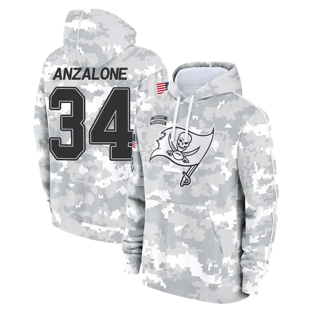 TB.Buccaneers #34 Alex Anzalone Player Arctic Camo Limited Salute to Service Pullover Hoodies Game Ddoa Stitched Jerseys
