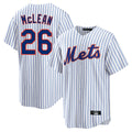 NY.Mets #26 Nolan McLean Player White Home Game Ddoa Stitched Jerseys