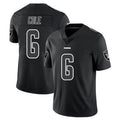 LV.Raiders #6 A.J. Cole Player Black Limited Black Impact Home Game Ddoa Stitched Jerseys