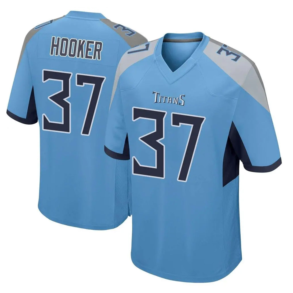 T.Titans #37 Amani Hooker Player Light Blue Home Game Ddoa Stitched Jerseys