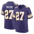 M.Vikings #27 Jordan Mason Player Purple Classic Home Game Ddoa Stitched Jerseys