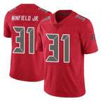 TB.Buccaneers #31 Antoine Winfield Jr. Player Red Limited Color Rush Home Game Ddoa Stitched Jerseys