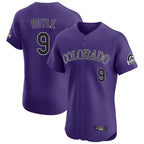 C.Rockies #9 Brenton Doyle Player Purple Limited Elite Home Ddoa Stitched Jerseys
