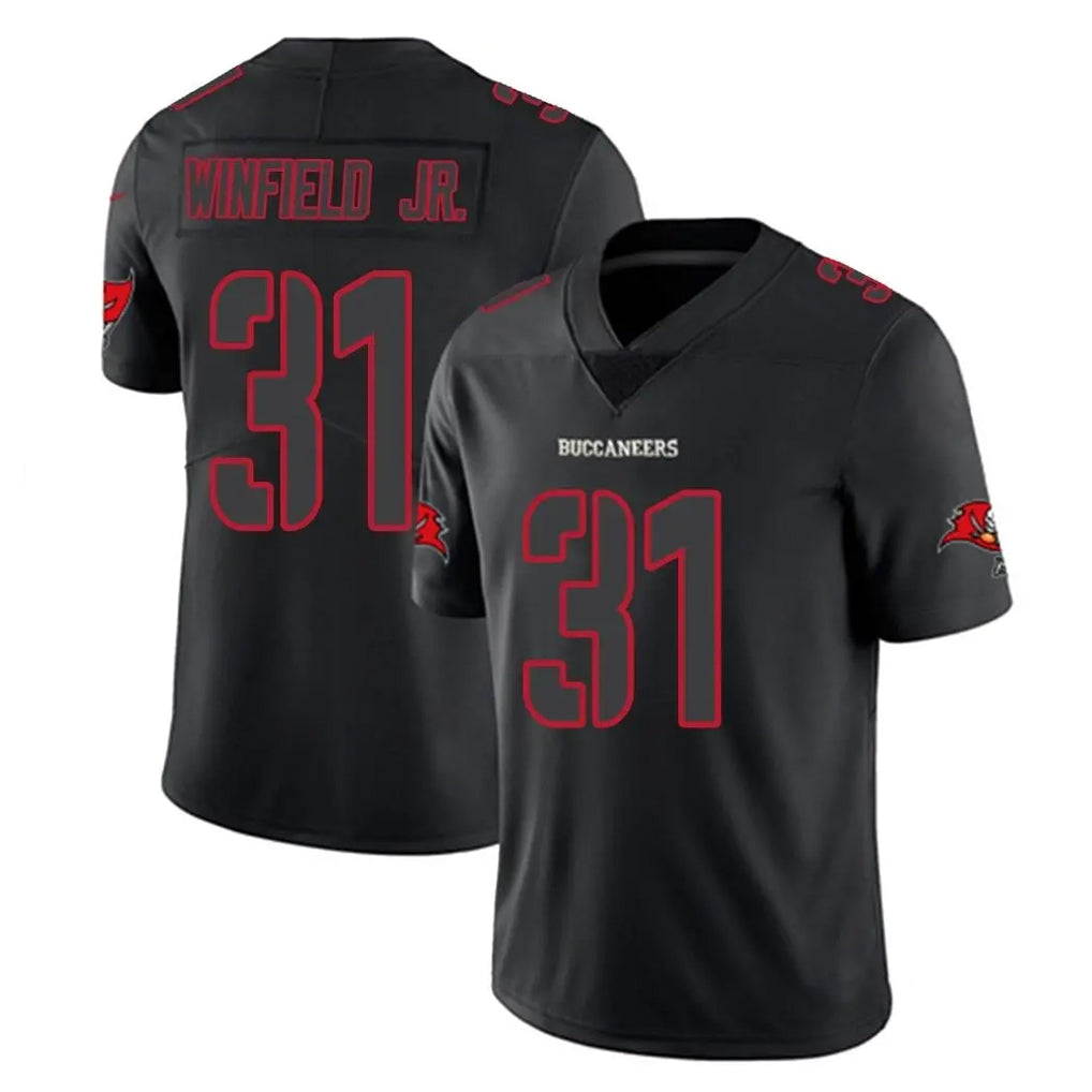 TB.Buccaneers #31 Antoine Winfield Jr. Player Black Impact Limited Home Game Ddoa Stitched Jerseys