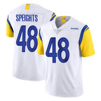 LA.Rams #48 Omar Speights Player White Limited Vapor Untouchable Home Game Ddoa Stitched Jerseys