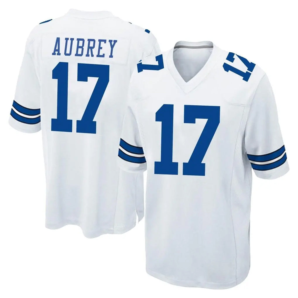 D.Cowboys #17 Brandon Aubrey Player White Home Game Ddoa Stitched Jerseys