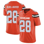 C.Browns #28 Emmanuel McNeil-Warren Player Orange Alternate Vapor Untouchable Limited Home Game Ddoa Stitched Jerseys