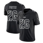 LV.Raiders #26 Darien Porter Player Black Limited Black Impact Home Game Stitched Jerseys