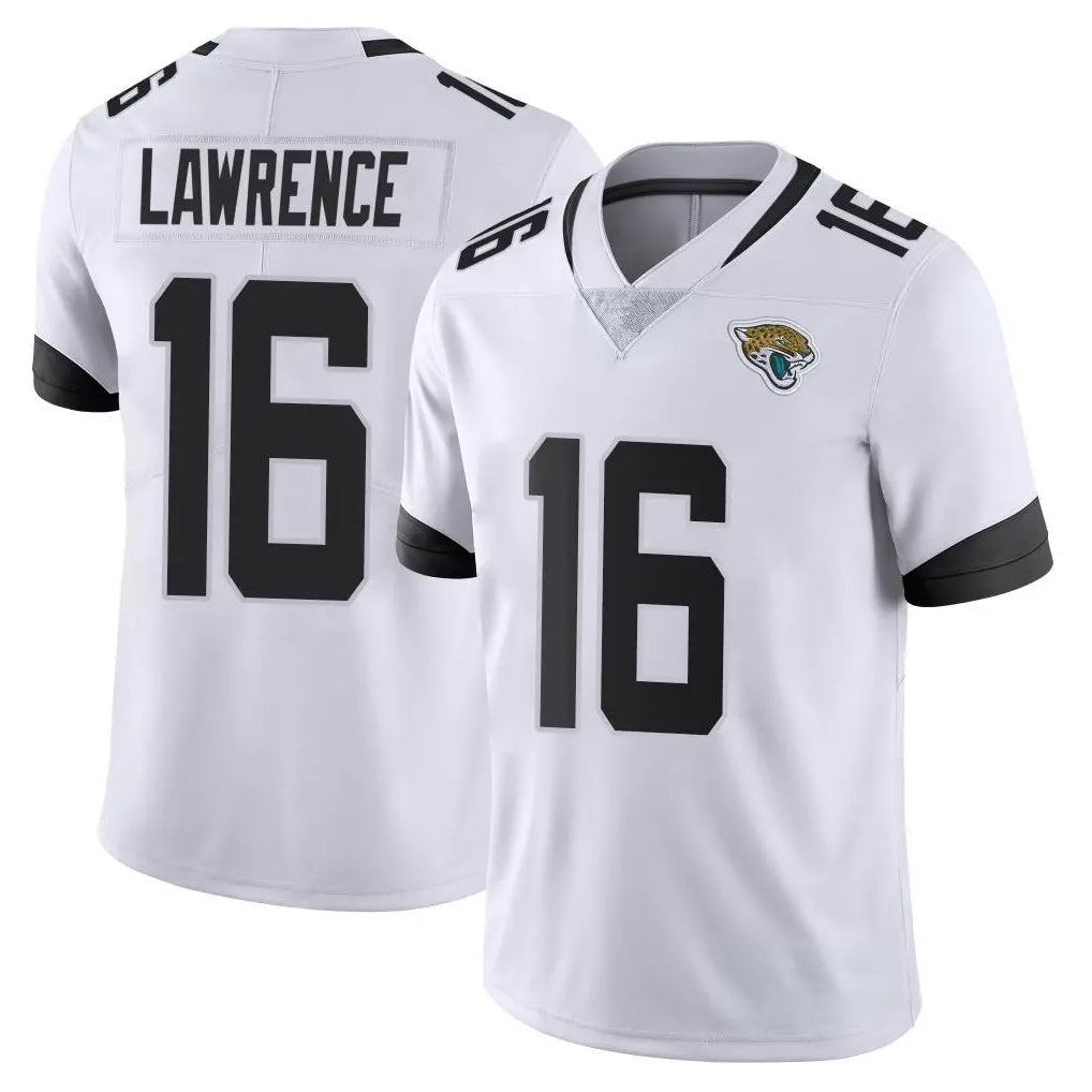 J.Jaguars #16 Trevor Lawrence Player White Vapor Untouchable Limited Home Game Ddoa Stitched Jerseys