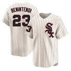 C.White Sox #23 Andrew Benintendi Player Cream Cooperstown Collection Limited Home Ddoa Stitched Jerseys