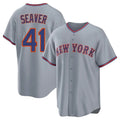 NY.Mets #41 Tom Seaver Player Gray Road Home Game Ddoa Stitched Jerseys