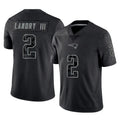 NE.Patriots #2 Harold Landry III Player Black Reflective LImited Home Game Ddoa Stitched Jerseys
