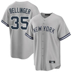 NY.Yankees #35 Cody Bellinger Player Gray Road Game Ddoa Stitched Jerseys