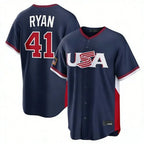 M.Twins #41 Joe Ryan Player Navy USA 2026 World Classic Limited Home Ddoa Stitched Jerseys