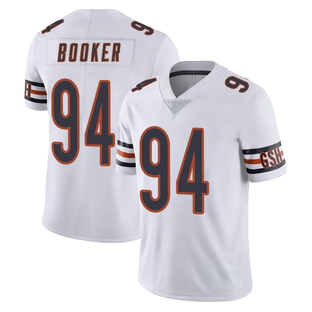 C.Bears #94 Austin Booker Player White Vapor Untouchable Limited Home Game Ddoa Stitched Jerseys