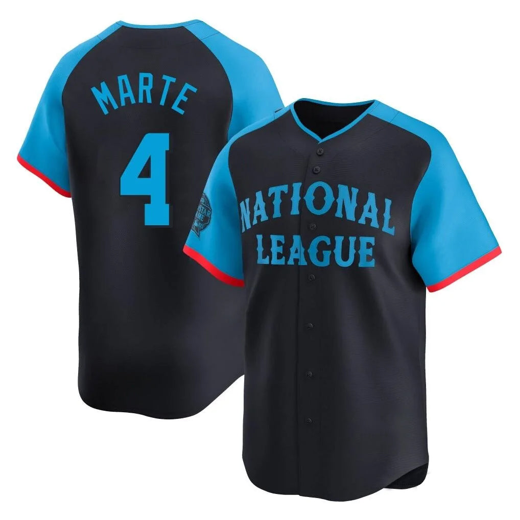 A.Diamondbacks #4 Ketel Marte Player Black National League All-Star Limited Home Game Ddoa Stitched Jerseys