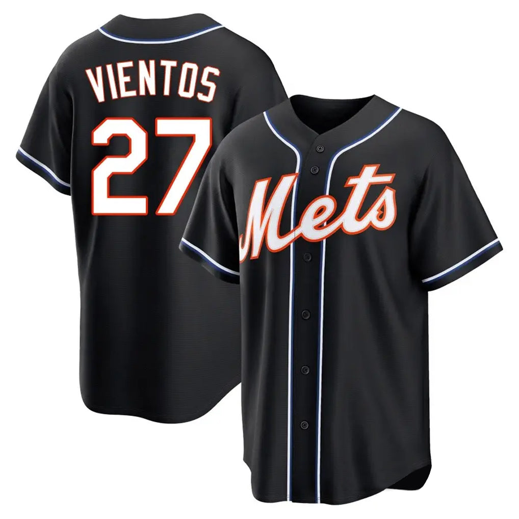 NY.Mets #27 Mark Vientos Player Black Fashion Out Game Ddoa Stitched Jerseys