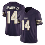 MN.Vikings #14 Jauan Jennings Player Purple Limited 2026 Rivalries Collection Home Game Ddoa Stitched Jerseys