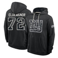 NY.Giants #72 Jermaine Eluemunor Player 2026 Black Logo Pullover Hoodies Limited Game Ddoa Stitched Jerseys