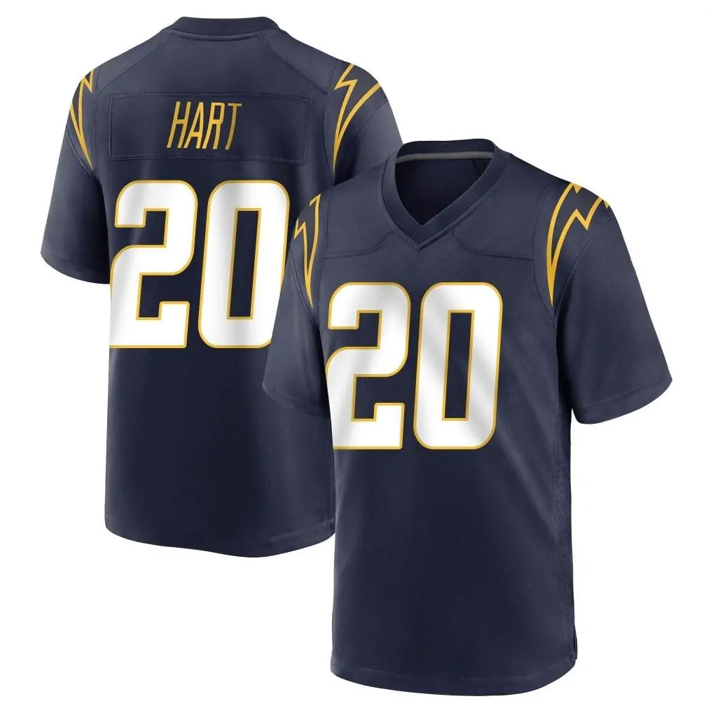 LA.Chargers #20 Cam Hart Player Navy Home Game Ddoa Stitched Jerseys