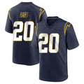 LA.Chargers #20 Cam Hart Player Navy Home Game Ddoa Stitched Jerseys