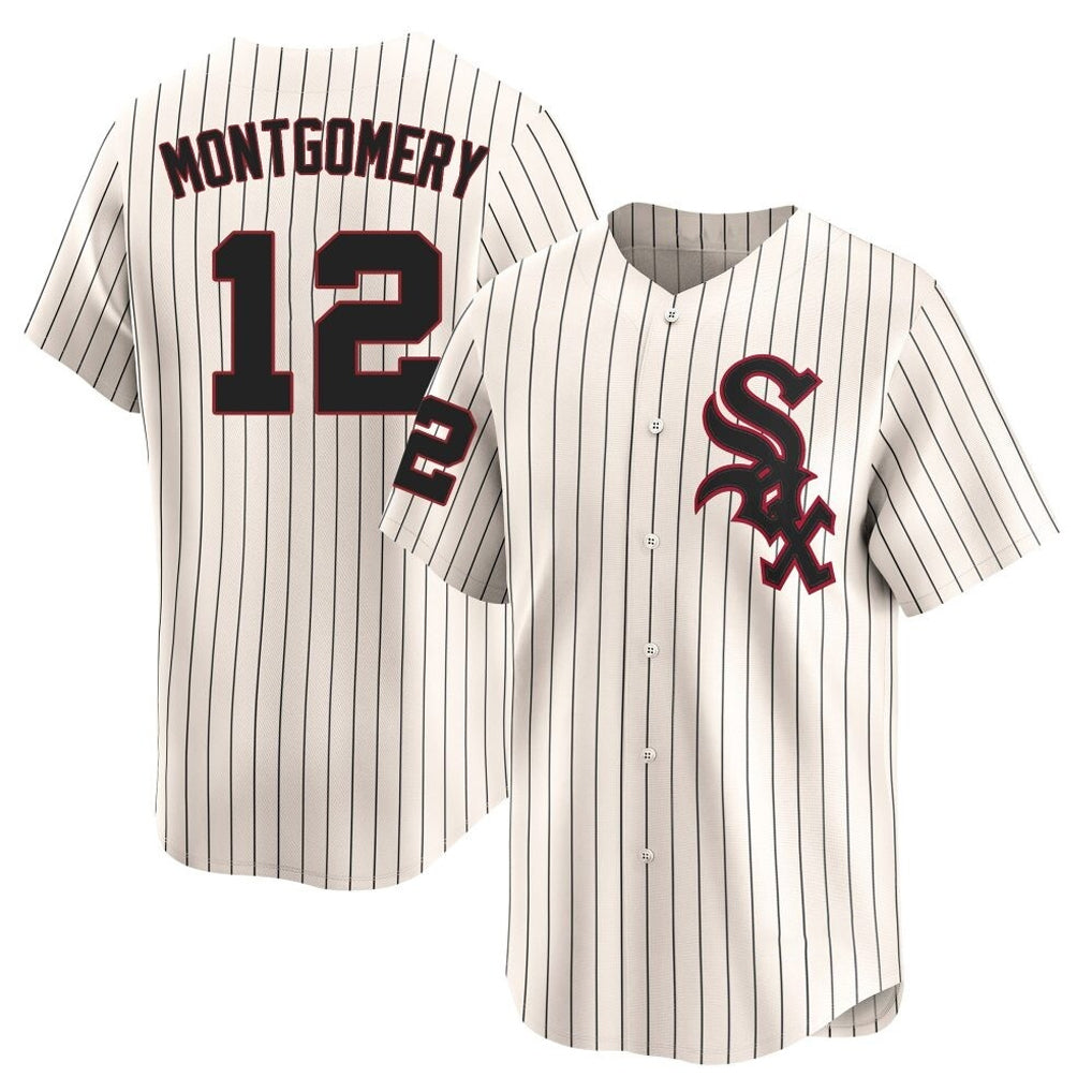 C.White Sox #12 Colson Montgomery Player Cream Cooperstown Collection Limited Home Ddoa Stitched Jerseys