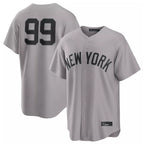 NY.Yankees #99 Aaron Judge Player Gray Game Home Ddoa Stitched Jerseys