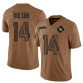 A.Cardinals #14 Michael Wilson Player Brown Salute To Service Limited Game Ddoa Stitched Jerseys