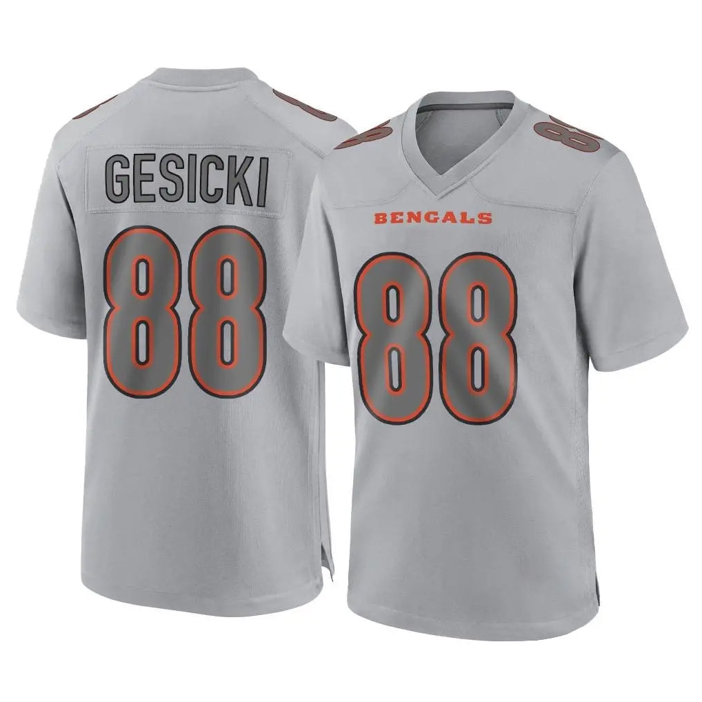 C.Bengals #88 Mike Gesicki Player Gray Atmosphere Fashion Game Ddoa Stitched Jerseys