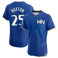 M.Twins #25 Byron Buxton Player Royal City Connect Limited Elite Home Ddoa Stitched Jerseys