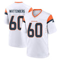 D.Broncos #60 Luke Wattenberg Player White Home Game Ddoa Stitched Jerseys