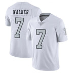 LV.Raiders #7 Quay Walker Player White Limited Color Rush Home Game Ddoa Stitched Jerseys