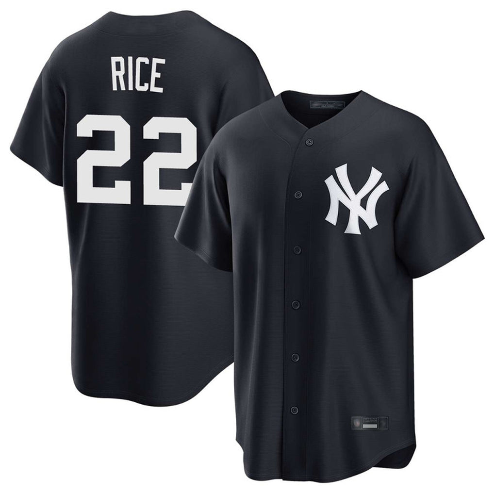 NY.Yankees #22 Ben Rice Player Navy Game Home Ddoa Stitched Jerseys
