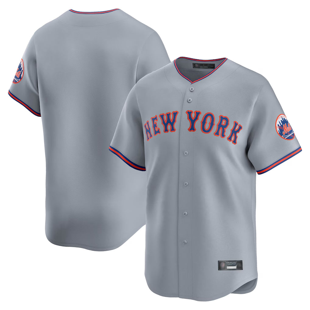 NY.Mets ## Mets Blank Player Gray Road Limited Home Ddoa Stitched Jerseys