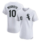 C.White Sox #10 Chase Meidroth Player White Stripe Limited Elite Home Ddoa Stitched Jerseys