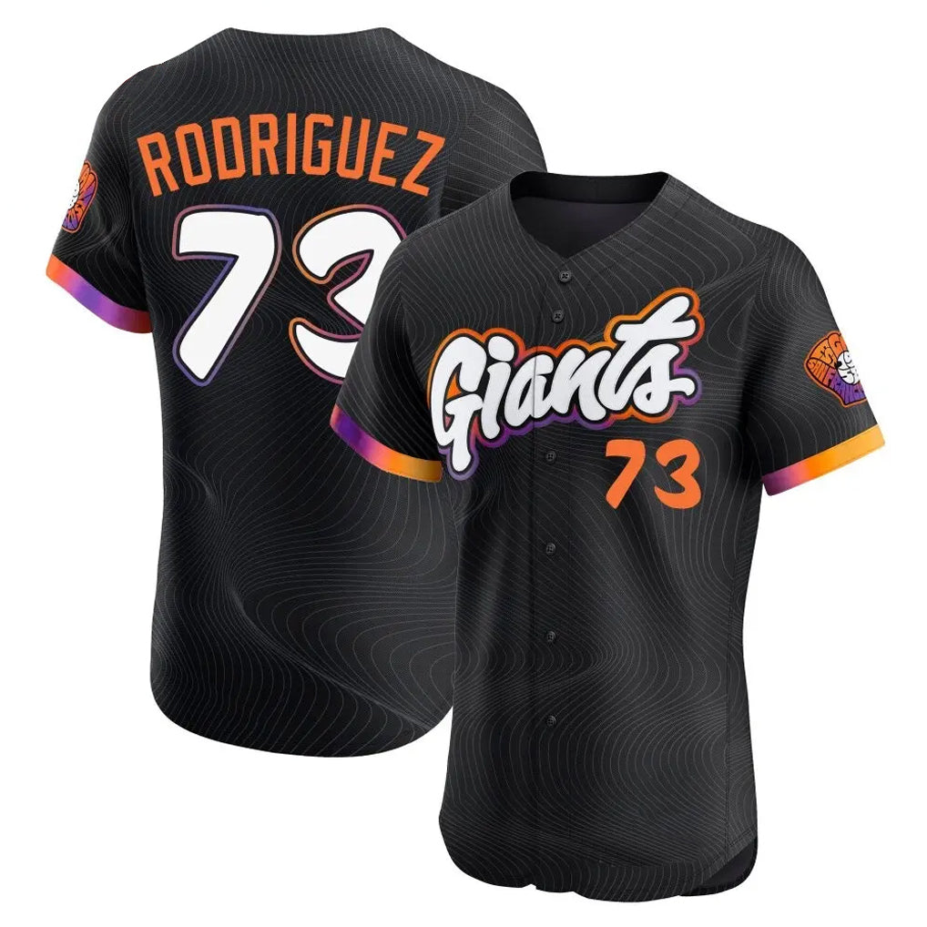 SF.Giants #73 Randy Rodriguez Player Black City Connect Home Limited Elite Ddoa Stitched Jerseys