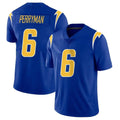 LA.Chargers #6 Denzel Perryman Player Royal Limited Vapor Home Game Ddoa Stitched Jerseys