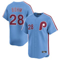 P.Phillies #28 Alec Bohm Player Light Blue Home Limited Ddoa Stitched Jerseys