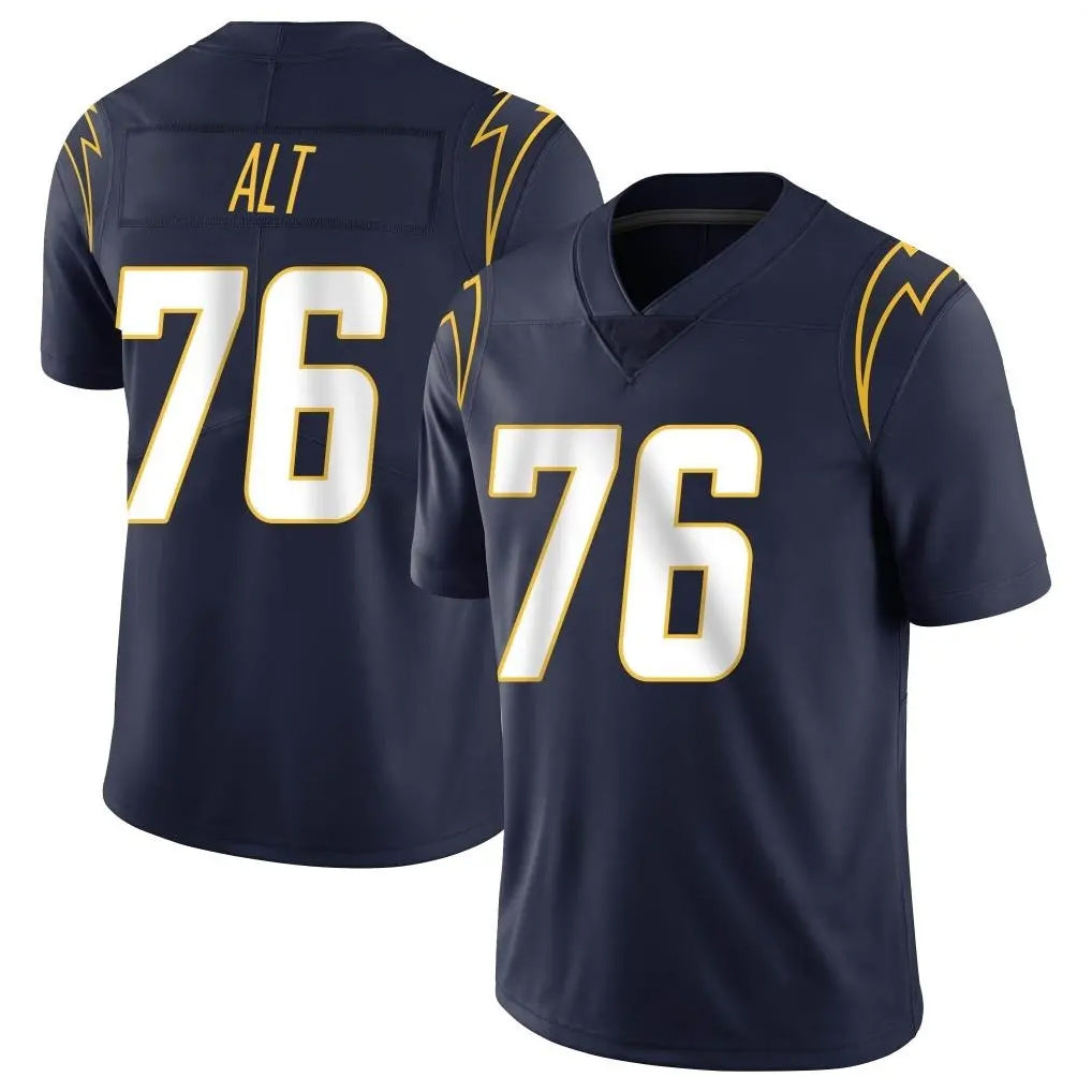 LA.Chargers #76 Joe Alt Player Navy Limited Vapor Untouchable Home Game Ddoa Stitched Jerseys