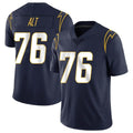 LA.Chargers #76 Joe Alt Player Navy Limited Vapor Untouchable Home Game Ddoa Stitched Jerseys